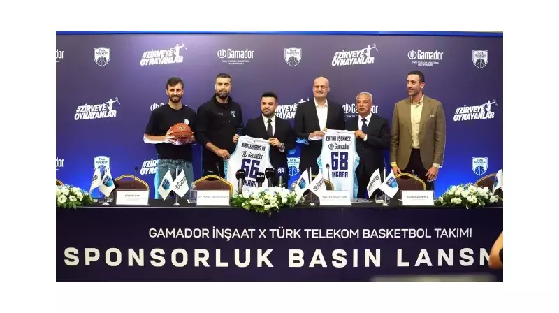Türk Telekom Basketbol Takımı'na Dev Sponsor: Gamador İnşaat Yola Birlikte Çıkıyor!