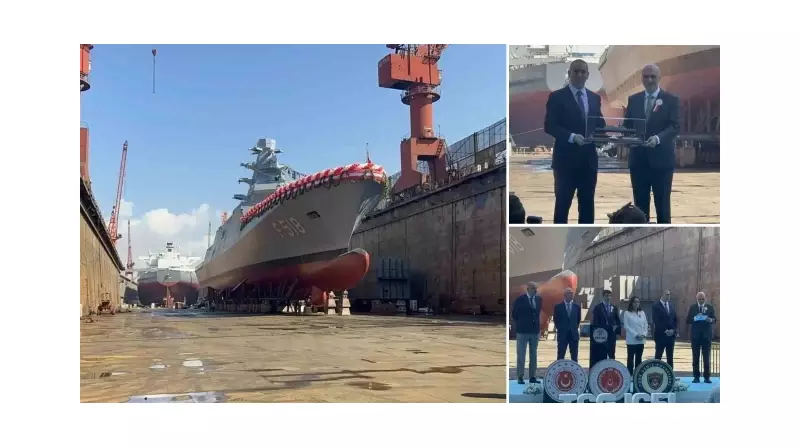 Türkiye'nin Gururu: TCG İçel Fırkateyni Muhteşem Törenle Denizle Buluştu!