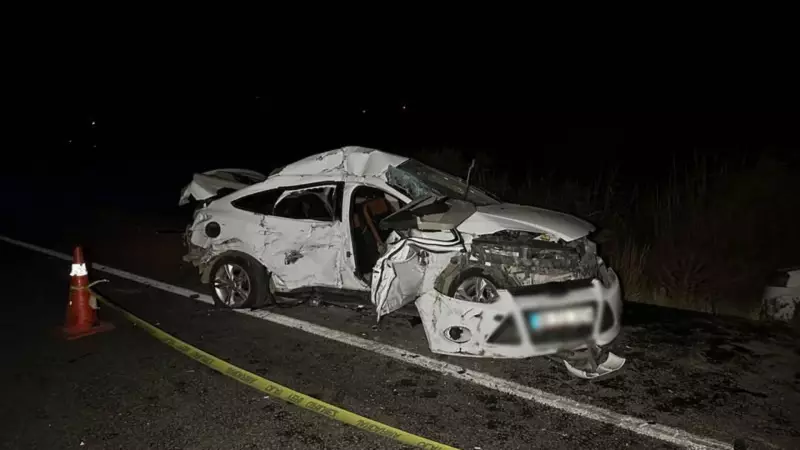 Uşak'ta Feci Kaza: TIR ile Otomobil Çarpıştı! 1 Can Yitti, 1 Yaralı