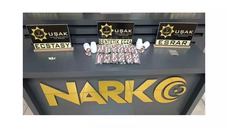 Uşak'ta Narko-Terör Operasyonu: 4 Kişi Tutuklandı! Uyuşturucu Çetesine Büyük Darbe
