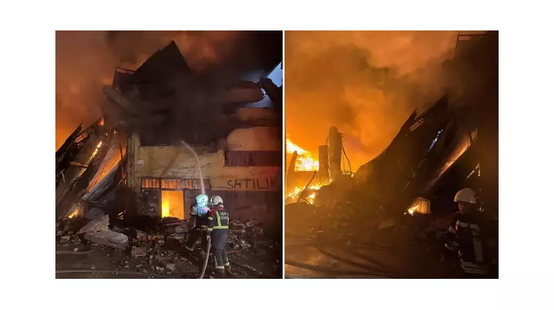 Uşak'ta Tekstil Fabrikasında Korkutan Yangın! İşte Detaylar