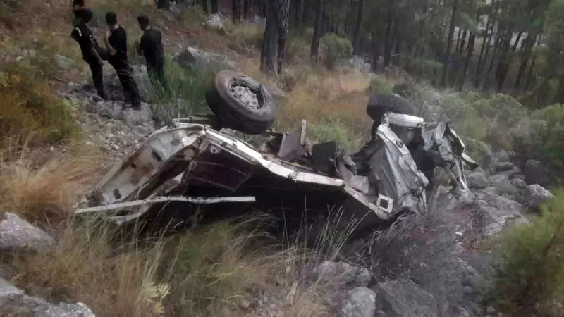 Van'da Feci Kaza: Uçuruma Uçan Kamyonetten Mucizevi Kurtuluş!