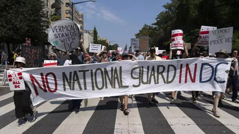 Washington'da Trump Karşıtı Protesto: Ulusal Muhafız Konuşlandırmasına Tepki Yağdı!