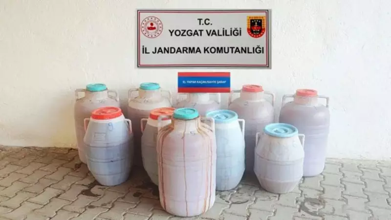 Yozgat'ta Sahte Alkole Geçit Yok! Jandarma Büyük Operasyonla 6 Kişiyi Yakaladı