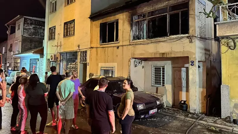 İzmir Çiğli'de Ev Yangını: Korku Dolu Anlar!
