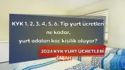 2024 KYK Yurt Ücretleri Açıklandı! İşte 1, 2, 3, 4, 5 ve 6 Tip Yurt Fiyatları