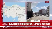 Balıkesir'i Sarsan Deprem İkilisi: 6 Dakika Arayla Artçı Şok!