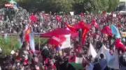 Berlin'de On Binlerce Kişi Gazze İçin Sokağa Döküldü: İsrail Protesto Edildi!