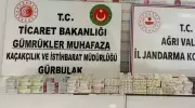 Gürbulak Sınır Kapısı'nda Tir Dorsesinde Yakalanan 463 Paket Kaçak İlaç Şok Etti!