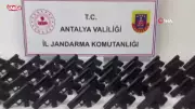 Kepez'de Dev Operasyon: 72 Tabanca Ele Geçirildi!