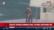 Kocaeli'de Kargo Gemisi Karaya Oturdu: 7 Mürettebat Helikopterle Zorlu Kurtarıldı!