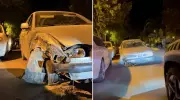 Park Halindeki Araçlara Çarpıp Sırra Kadem Bastı! İstanbul'da Akıl Almaz Hit and Run