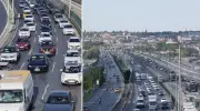 İstanbul'da Trafik Yine Felç! Yoğunluk Yüzde 72'ye Ulaştı - Sürücüler Çileden Çıktı