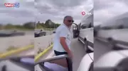 Trafik Canavarına Dönüşen Servis Şoförü, Sürücüyü 'Nefesini Keserim' Diye Tehdit Etti!