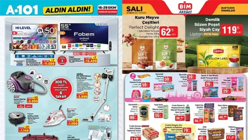 A101 ve BİM'den Fırsat Yağmuru! Bu Hafta Marketlerde Neler Var? İşte En Çarpıcı İndirimler