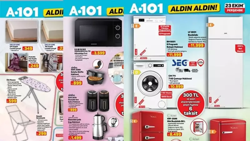 A101'den Ekim Ayına Damga Vuracak Fırsatlar! Çay Makinesi Geliyor, Katalog Altın Değerinde