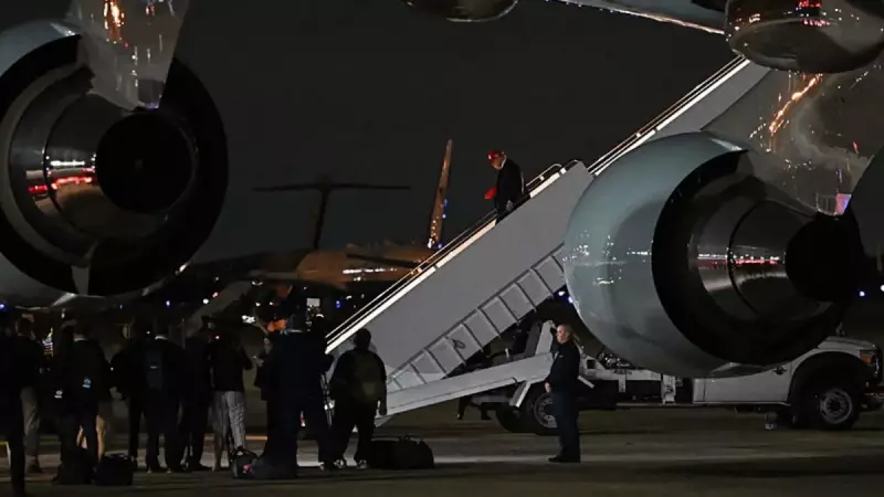 ABD'de Trump'ın Uçağı Yakınında Şüpheli Yapı: Güvenlik Alarmı!