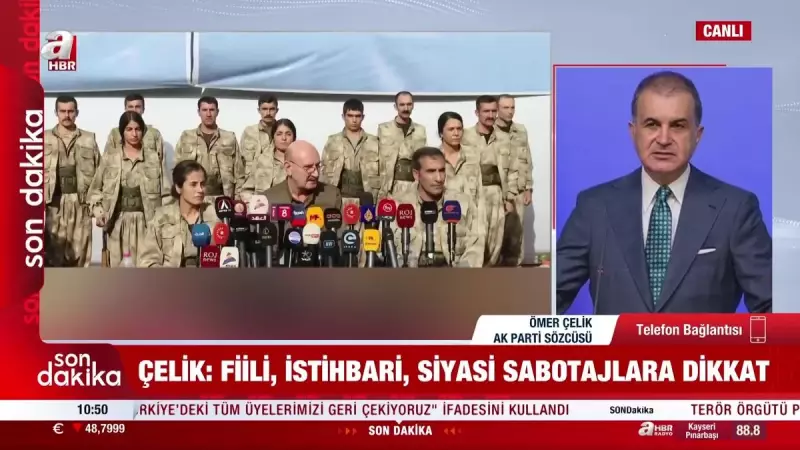 AK Parti Sözcüsü Ömer Çelik: Terörsüz Türkiye Yolunda Kararlı Adımlarla İlerliyoruz