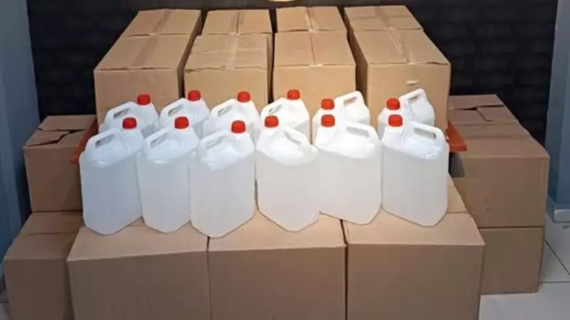 Akhisar'da Büyük Operasyon: 2 Bin 500 Litre Sahte Alkole El Koyuldu!