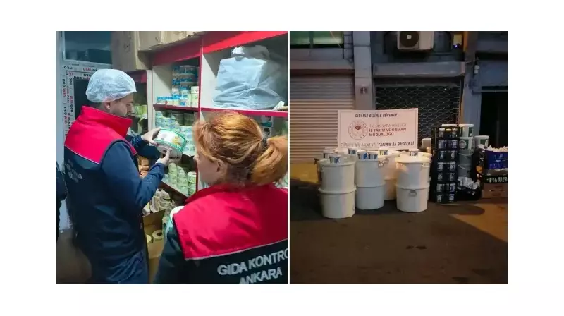 Ankara'da Gıda Skandalı: 3 Tondan Fazla Bozuk Süt Ürünü Yok Edildi!