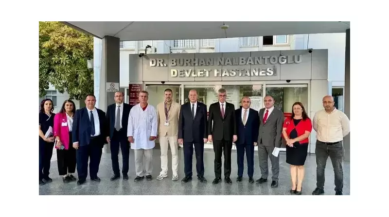Bakan Memişoğlu Karpaz'da: Devlet Hastanesi'nde Dev İnceleme!
