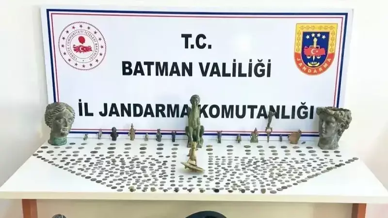 Batman'da Tarihi Eser Kaçakçılığına Büyük Darbe: 1 Gözaltı!