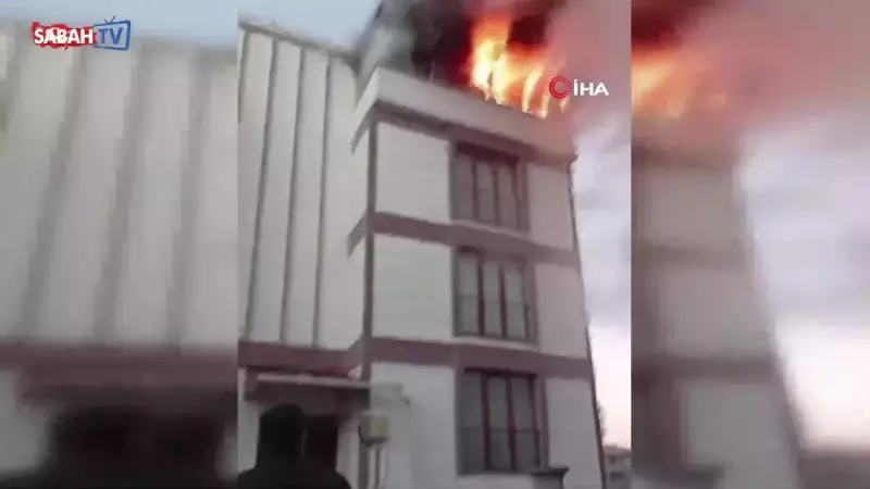 Biga'da Hüzünlü Tablo: Evler Alev Alev! İşte Yangının Dramatik Görüntüleri