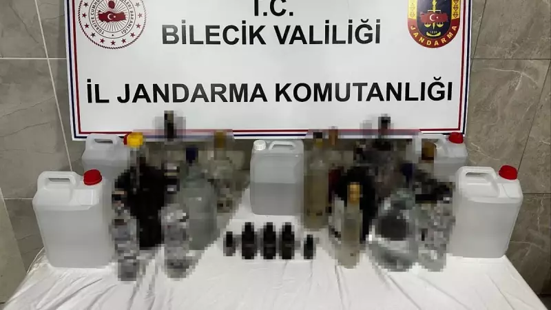 Bilecik'te Sahte Alkole Geçit Yok! Litrelerce Ölümcül İçki Ele Geçirildi