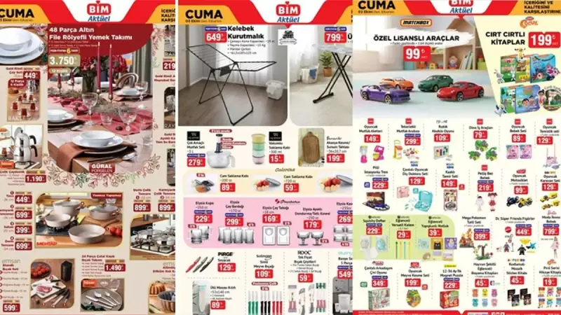 BİM'de Bu Cuma Heyecanı: 48 Parçalık Yemek Takımı Geliyor! Fiyatı İnanılmaz