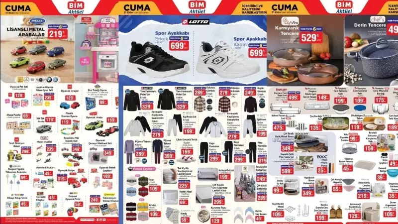 BİM'de Bu Hafta Neler Var? Spor Ayakkabı ve Polar Ceketler Kapış Kapış!