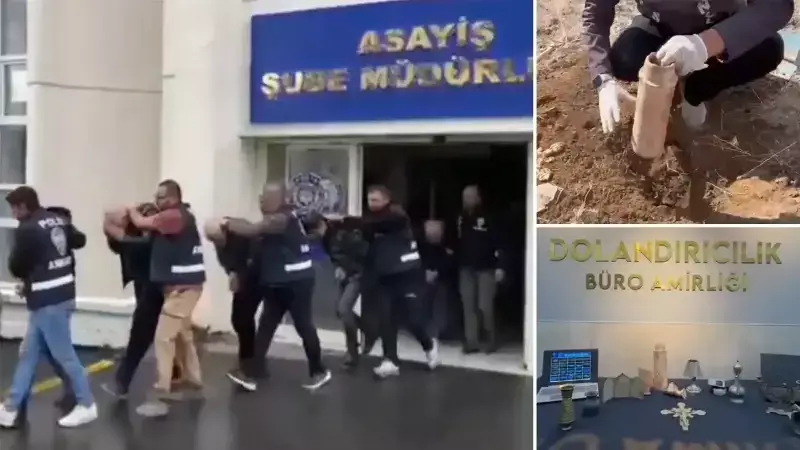 Define Peşinde Dolandırıcılar! Arazinizde Hazine Var Diyerek 15 Kişilik Çete Çökertildi