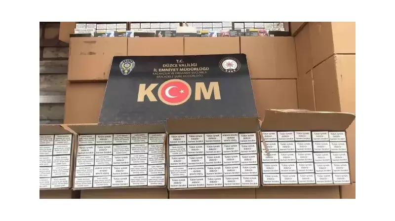 Düzce'de Kaçakçılık Operasyonu: Sınır Tanımayan Mücadele!