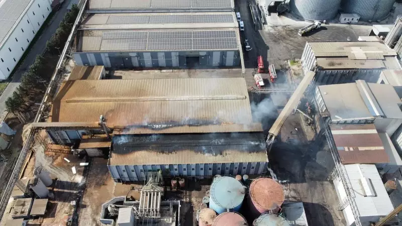 Edirne'de Yağ Fabrikasında Patlama: İşçi Yaralandı, Büyük Tehlike Atlatıldı!