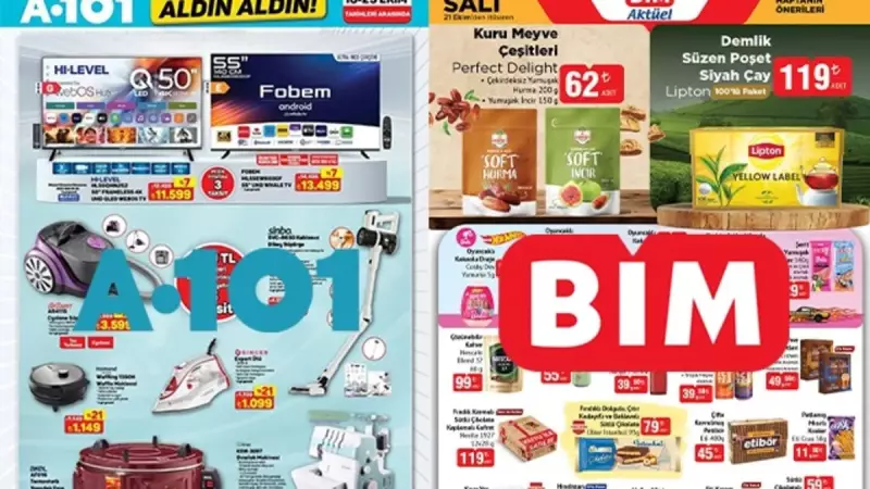 Ekim Ayında Marketler Adeta Cennete Döndü! A101 ve BİM'den Nefes Kesen Kampanyalar