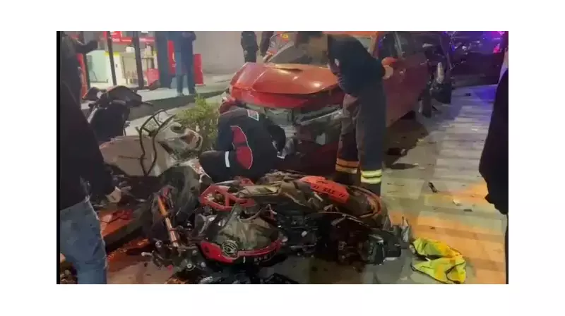 Şerit İhlali Kâbusu: 7 Aracın Zincirleme Dansı!