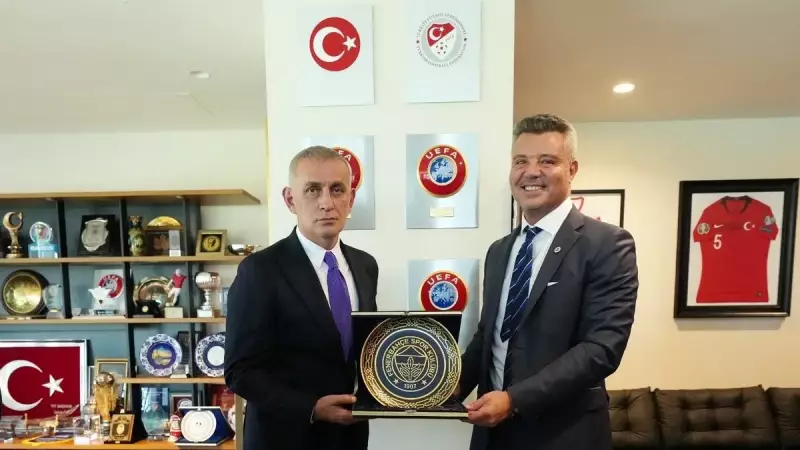 Fenerbahçe Başkanı Saran'dan TFF'de Sürpriz Ziyaret! Haciosmanoğlu ile Kritik Görüşme