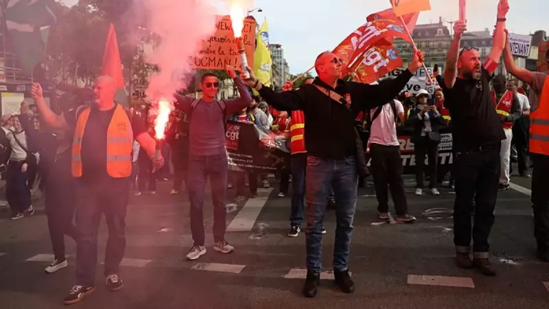 Fransa'da Tarihi Grev: Sokaklar Ateş Çemberine Döndü, Macron Sıkıştı!