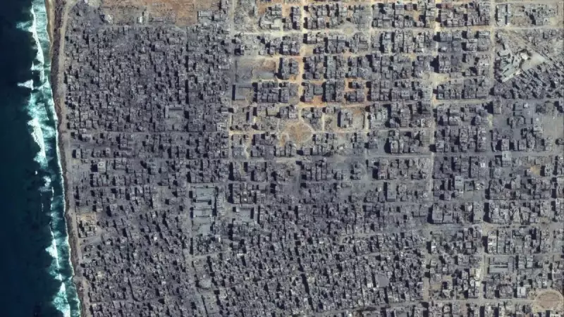 Gazze'den Yürek Burkan Manzara: Uydu Görüntüleri İsrail'in Yıkımını Belgelerken Dünya Sessizliğe Gömüldü