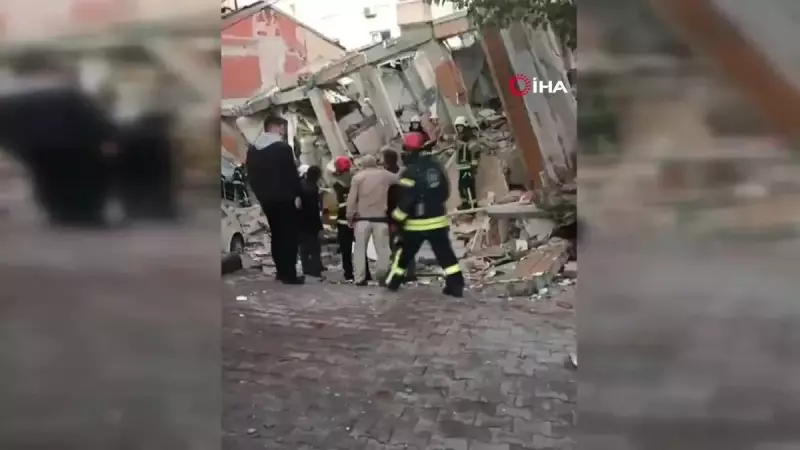 Gebze'de 5 Katlı Bina Yerle Bir Oldu! İlk Görüntüler Yürek Burkuyor