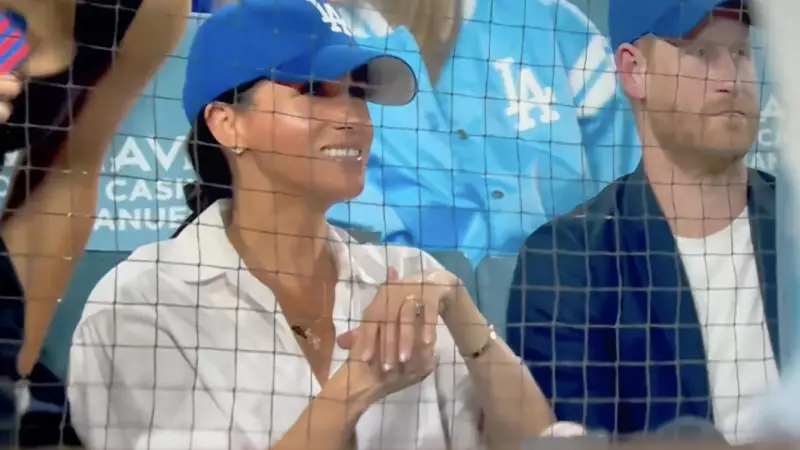 Hollywood'un İkonik Buluşması: Meghan Markle, Prens Harry ve Brad Pitt Beyzbol Maçında Bir Arada!