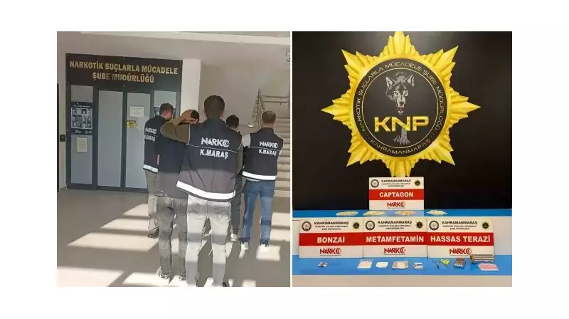 Kahramanmaraş'ta Uyuşturucu Operasyonu: 3 Kişi Tutuklandı!