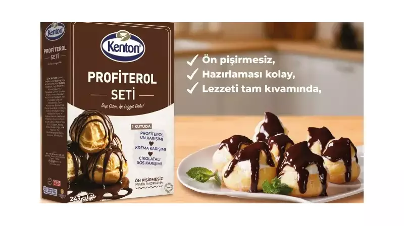 Kentondan Profiterol Devrimi! Ev Yapımı Lezzet Artık Dakikalar İçinde Hazır