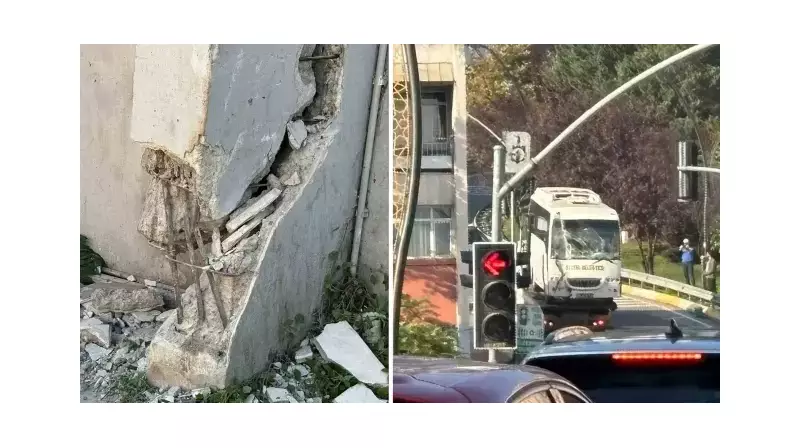 Kocaeli'de Freni Boşalan Otobüs Duvarı Toz Etmiş! 3'ü Polis 7 Yaralı