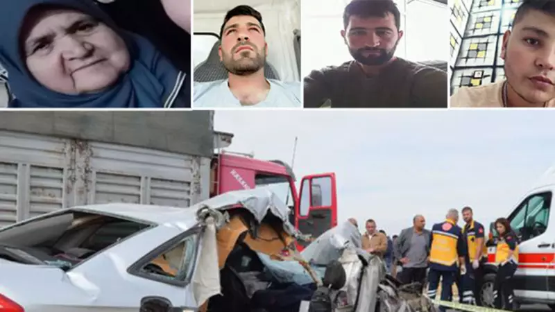 Konya'da Büyük Acı: 3 Oğlunu Trafik Kazasında Kaybeden Anne, Kederden Hayatını Kaybetti