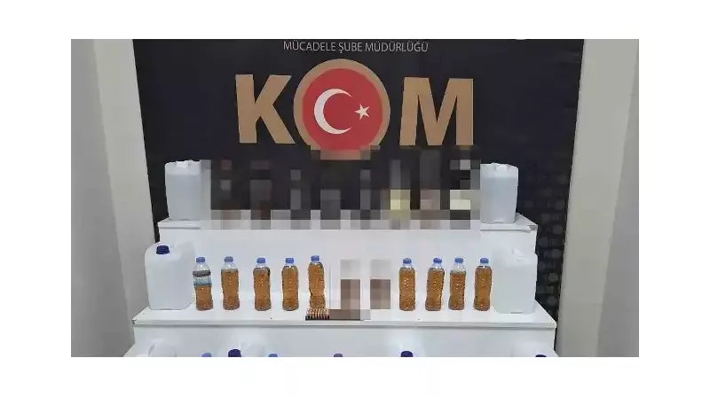 Kırşehir'de Kaçak İçki Operasyonu: Bir Gözaltı ve Ele Geçirilenler