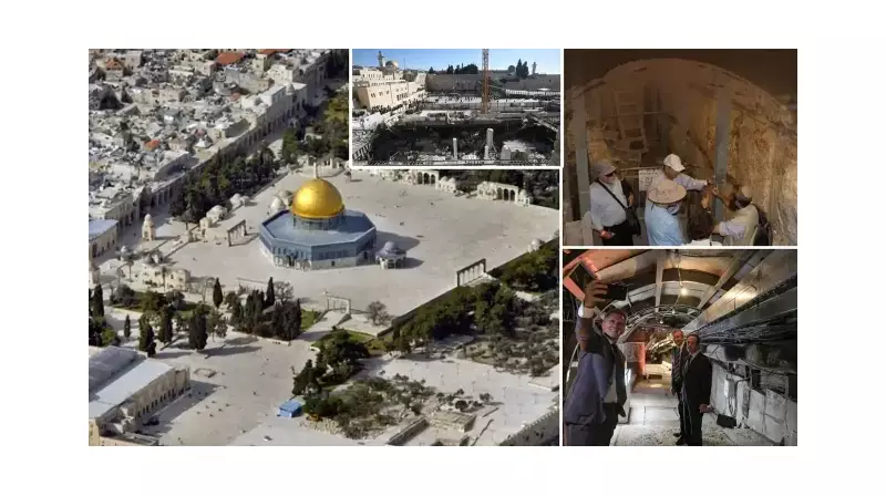 Kudüs'ün Altını Oymak: İsrail, Mescid-i Aksa Çevresinde Yer Altı Şehri İnşa Ediyor!