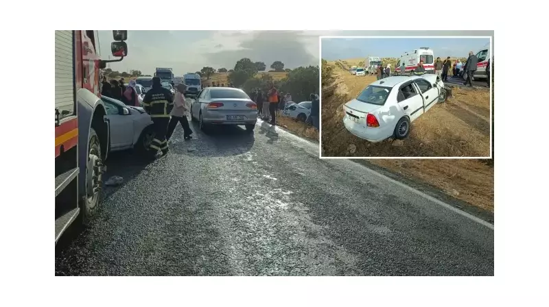 Mardin'de Feci Trafik Kazası: Yaralılar Var, İlk Müdahale Sürüyor