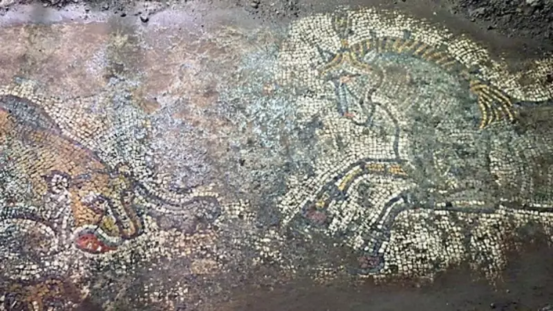 Mardin'de Tarihi Operasyon: Roma Dönemine Ait 1500 Yıllık Mozaik Ele Geçirildi!