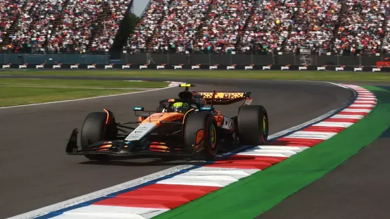 Meksika'da Pol Pozisyonu Nefes Kesti! Lando Norris Sürprizi Yaşattı