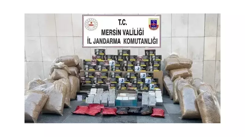 Mersin'de Kaçak Tütün ve Makaron Operasyonu: 3 Gözaltı!